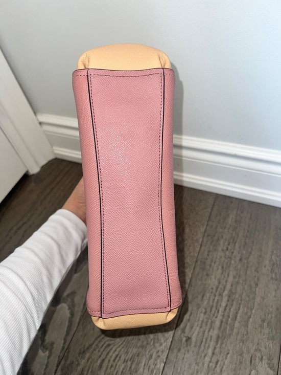 Coach Mini Brooke Carryall in Colorblock Dusty Rose Beechwood - Picture 9 of 12